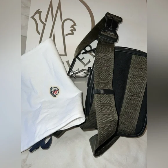 Monclear green detour men’s crossbody bag Bags